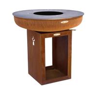 Barbecue brasero en acier Carus Diamètre 82 cm Hauteur 80 cm