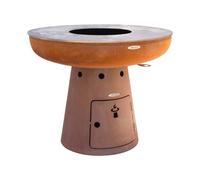 Barbecue brasero en acier Nero 102 x 68 cm (DxH) Orange