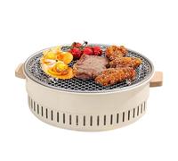 Barbecue - Brûleur portable non adhésif - 31,75 cm - Barbecue pour charbon de bois - Pour camping et cuisine en plein air et terrasse, balcon, allume-viande