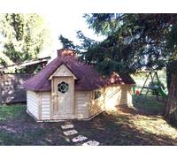 Barbecue Cabane Scandinave Grillkota avec extension 12,75m² JVmoebel