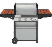 Campingaz Barbecue à gaz 3 SERIES CLASSIC WLX inox 3 brûleurs sur chariot 61x45 cm