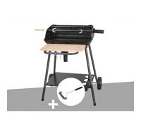 Barbecue charbon Bergamo Somagic + Brosse En T