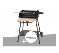 Barbecue charbon Bergamo Somagic + Pince en inox