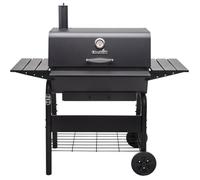 Char-Broil Barbecue au charbon de bois L – grille réglable, extensible en fumoir décalé