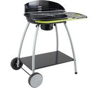 Barbecue Charbon Cook'in Garden ISY Fonte 2 avec Chariot et Tablette Latérale - Grille 52 x 36 cm