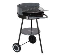 Mastergrill Barbecue charbon de bois MG912 rond 40 cm avec roues