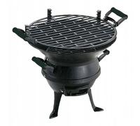 Ernstes Design Barbecue Mastergrill MG630 – charbon, Ø35,5 cm, grille en fonte, réglage hauteur