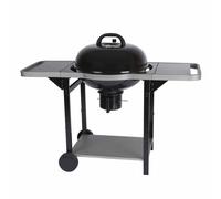 Somagic – Barbecue au charbon Woodcreek – Boule avec chariot, Ø57 cm, couvercle thermomètre