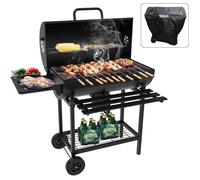 Barbecue charbon portable - Grille de cuisson XXL - Système de surveillance de la température