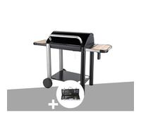 Barbecue charbon Vulcano 3000 + Malette 8 accessoires inox - Somagic