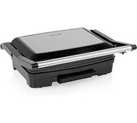 Barbecue compact avec plaques amovibles, 23 x 15 cm, noir