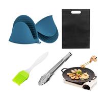 Barbecue coréen - Poêle à griller multifonction en fer de 38 cm | Chauffage électrique en céramique en fer - Facile à nettoyer - Durable - Idéal pour l'extérieur, le camping
