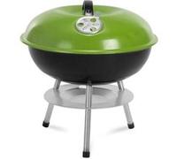 Barbecue d’appartement au charbon FIELDMANN FZG 1102G 34 cm vert grilles chromées Vert