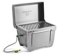 Barbecue de camping - Barbecue 1 feu - 3,2 kW - Inox - Mini barbecue portable 4,4 kg