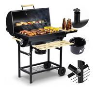 Barbecue de jardin au charbon de bois BD-895, noir | Berdsen