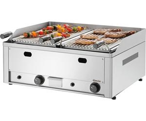 Barbecue de table à gaz en pierre de lave Bartscher Grille de cuisson 4.000 watts Acier inoxydable