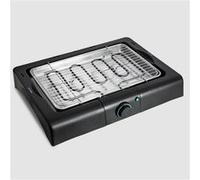 Barbecue de Table Grill Electrique ProGrill 2400 W - Hauteur Réglable 3 Niveaux - intérieur / extérieur - 38 x 52 cm - Plateau Ramasse-Graisses - Indicateur ON/OFF - Sécurité - Straße Tech ®