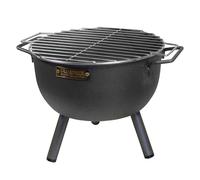 Barbecue De Table Rond Gril Acier Zing Blanc ø30cm - El Zorro