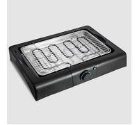 Barbecue de Table Grill Electrique ProGrill 2400 W - Hauteur Réglable 3 Niveaux - intérieur / extérieur - 38 x 52 cm - Plateau Ramasse-Graisses - Indicateur ON/OFF - Sécurité - Straße Tech ®