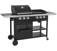 Happy Garden Barbecue duo au gaz VESUVIO - 3 brûleurs + plancha 3 brûleurs