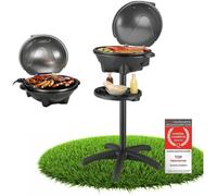 Barbecue electrique de table, Noir - 2400W - Barbecue 2 en 1, Grill
