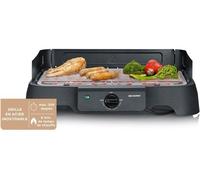 Barbecue électrique de table SEVERIN PG8593 2000 W 38 x 22 cm Grille Inox Thermostat Noir