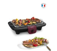Tefal EasyGrill Adjust Barbecue Électrique, 2300W, Grille Inox, Large surface de cuisson, Fumée Réduite, Température Réglable, Lave-Vaisselle, BG90E514