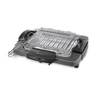 Barbecue électrique DELONGHI BQ60.X - Double grille - 1 900 W - Plateau aluminium amovible