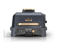 Barbecue électrique et fumoir Ninja Woodfire Pro Connect XL avec housse - Bleu et Or Bleu/Or | OG901EUBL1 | par SharkNinja