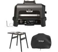 Barbecue électrique et fumoir Ninja Woodfire Pro XL avec thermosonde Smart Cook, support et housse | OG850LOT | par SharkNinja