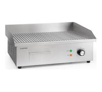 Barbecue électrique Klarstein Grillmeile 3000R Pro - Plaque de cuisson en fonte 54,5 x 35cm - Inox & fonte