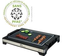 Barbecue électrique LITTLE BALANCE - Facile à utiliser - Surface de cuisson de 38 x 25 cm - Revêtement microcéramique sans PFAS - 2000 W