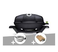 Barbecue électrique Napoléon Travel Q PRO285E + Rôtissoire + Planche à découper