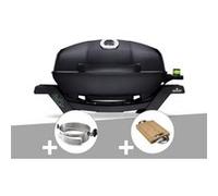 Barbecue électrique travel q pro285e + rôtissoire + planche à découper - napoleo