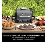 Barbecue électrique NINJA Woodfire OG701EU à poser, 33x28 cm