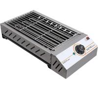 Barbecue électrique portable 220V - Grill de table - Thermomètre intégré pour la cuisson de la viande - Petit barbecue idéal pour balcon, camping, pique-nique