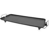 Barbecue électrique portable pour l'extérieur - Barbecue électrique - 1500 W - Surface de cuisson 68 × 28 cm - Température 0-250 °C - Alliage d'aluminium - Câble 1 m - Noir