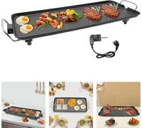 Barbecue électrique pour l'extérieur, BBQ-Grill, pour le camping et le jardin, noir