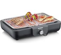 Barbecue électrique SEVERIN PG8554, Surface de cuisson 37x29 cm, Thermostat réglable, 2300W, Intérieur/Extérieur
