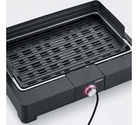 Barbecue électrique SEVERIN PG8567 , Surface de cuisson 44,5x26cm , Thermostat réglable , 2200W