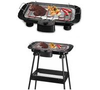 Barbecue Electrique sur Pieds ou de Table noir 2000W