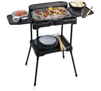 Barbecue Électrique - Tables Latérales Pliantes