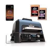 Ninja – Barbecue électrique Woodfire Pro Connect XL – avec fumoir et thermosonde – Granulés Woodfire