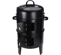 Barbecue Fumeur Baril Noir Fumoir Et Grillade Polyvalents - Bbq Collection