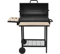 Barbecue à charbon 76x33.5cm avec chariot - Red Deco - KENTUCKY -