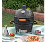 CREATE Barbecue Kamado BBQ KAMADO Fumoir en céramique Noir