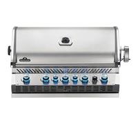Barbecue gaz encastrable Prestige Pro 665 inox 4 brûleurs + Sizzle Zone + brûleur arrière + Fumage