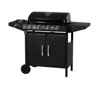 Habitat et Jardin Barbecue gaz Festa 5 – 5 brûleurs (1 latéral) – 12,9 kW – Noir