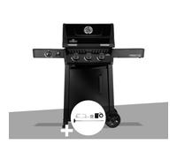 Barbecue gaz Freestyle 365 noir 3 brûleurs et 1 réchaud latéral + Rôtissoire - Napoléon