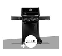 Barbecue gaz Freestyle 365 noir 3 brûleurs + Rôtissoire - Napoléon